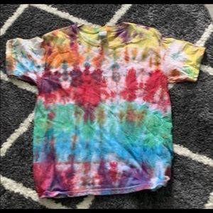 Handmade kids tie-dye shirt